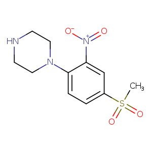 1-[4-(Methylsulfonyl)-2-nitrophenyl]piperazine