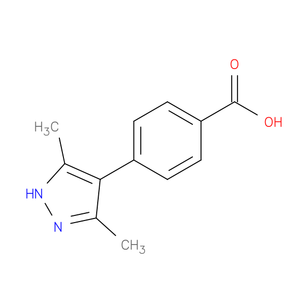 4-(3,5-Dimethyl-1H-pyrazol-4-yl)benzoic acid