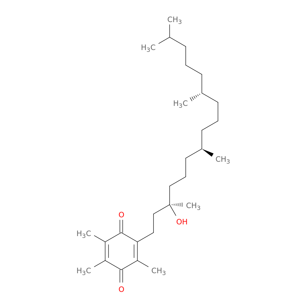2-((3R,7R,11R)-3-Hydroxy-3,7,11,15-tetramethylhexadecyl)-3,5,6-trimethylcyclohexa-2,5-diene-1,4-dione