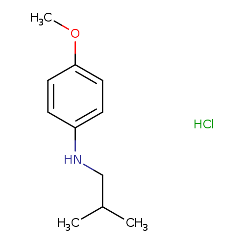 4-methoxy-n-(2-methylpropyl)aniline hydrochloride