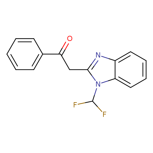2-[1-(difluoromethyl)-1H-1,3-benzodiazol-2-yl]-1-phenylethan-1-one