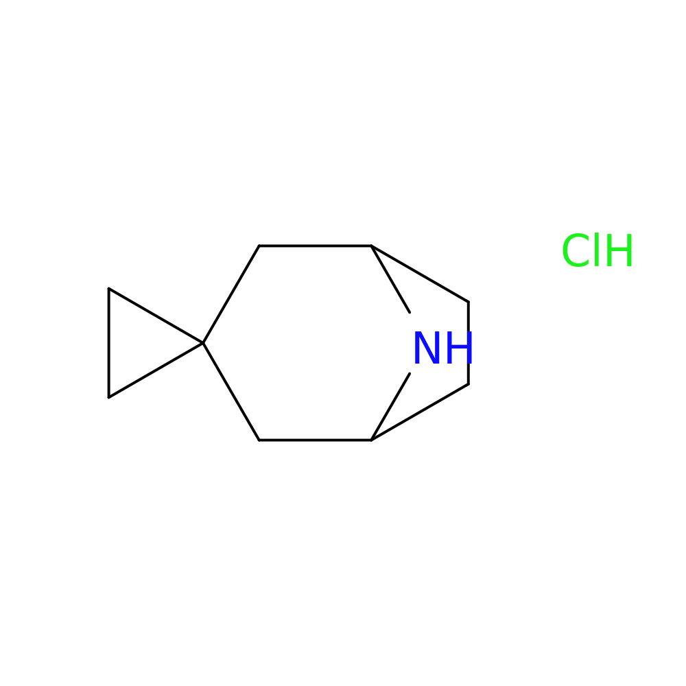 8-AZASPIRO[BICYCLO[3.2.1]OCTANE-3,1'-CYCLOPROPANE] HYDROCHLORIDE