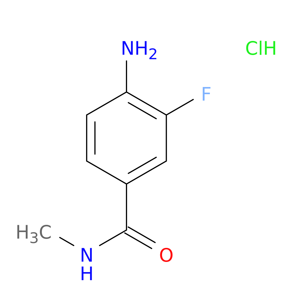 4-amino-3-fluoro-N-methylbenzamide hydrochloride