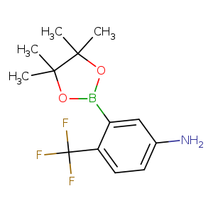 3-(tetramethyl-1,3,2-dioxaborolan-2-yl)-4-(trifluoromethyl)aniline