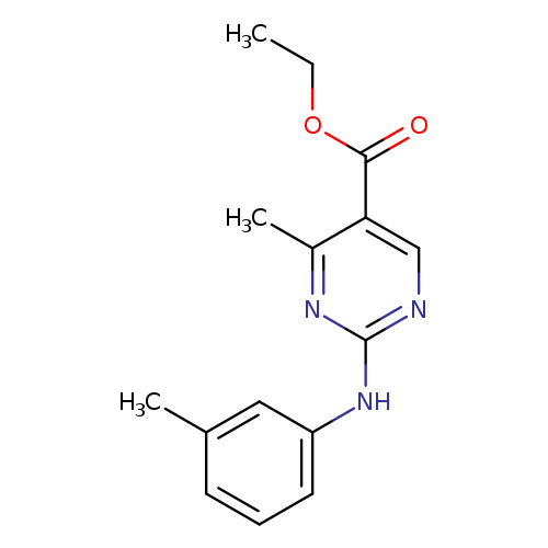 Ethyl 4-methyl-2-[(3-methylphenyl)amino]pyrimidine-5-carboxylate