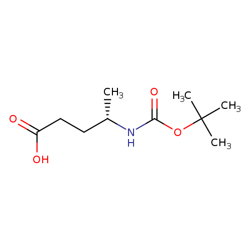 Pentanoic acid, 4-[[(1,1-dimethylethoxy)carbonyl]amino]-, (4S)-