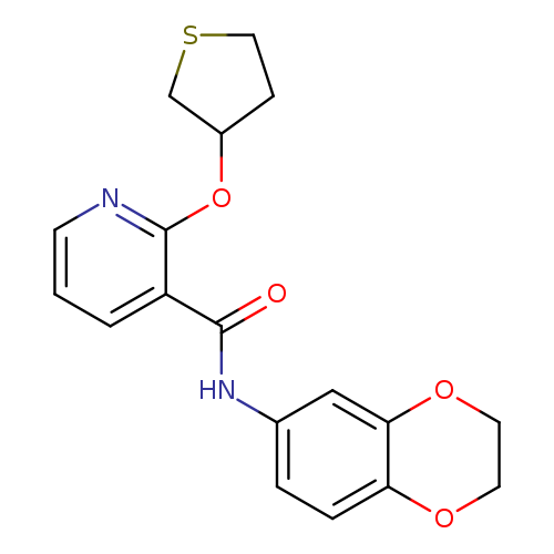 N-(2,3-dihydro-1,4-benzodioxin-6-yl)-2-(thiolan-3-yloxy)pyridine-3-carboxamide