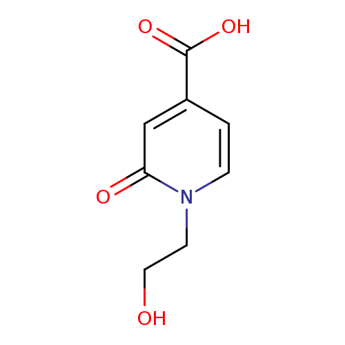 1-(2-hydroxyethyl)-2-oxo-1,2-dihydropyridine-4-carboxylic acid