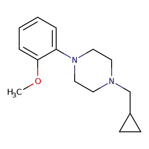 1-(cyclopropylmethyl)-4-(2-methoxyphenyl)piperazine