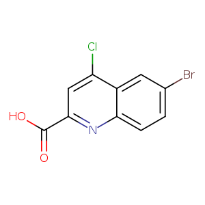 6-bromo-4-chloro-2-quinolinecarboxylic acid