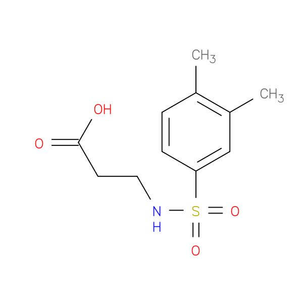3-(3,4-dimethylbenzenesulfonamido)propanoic acid