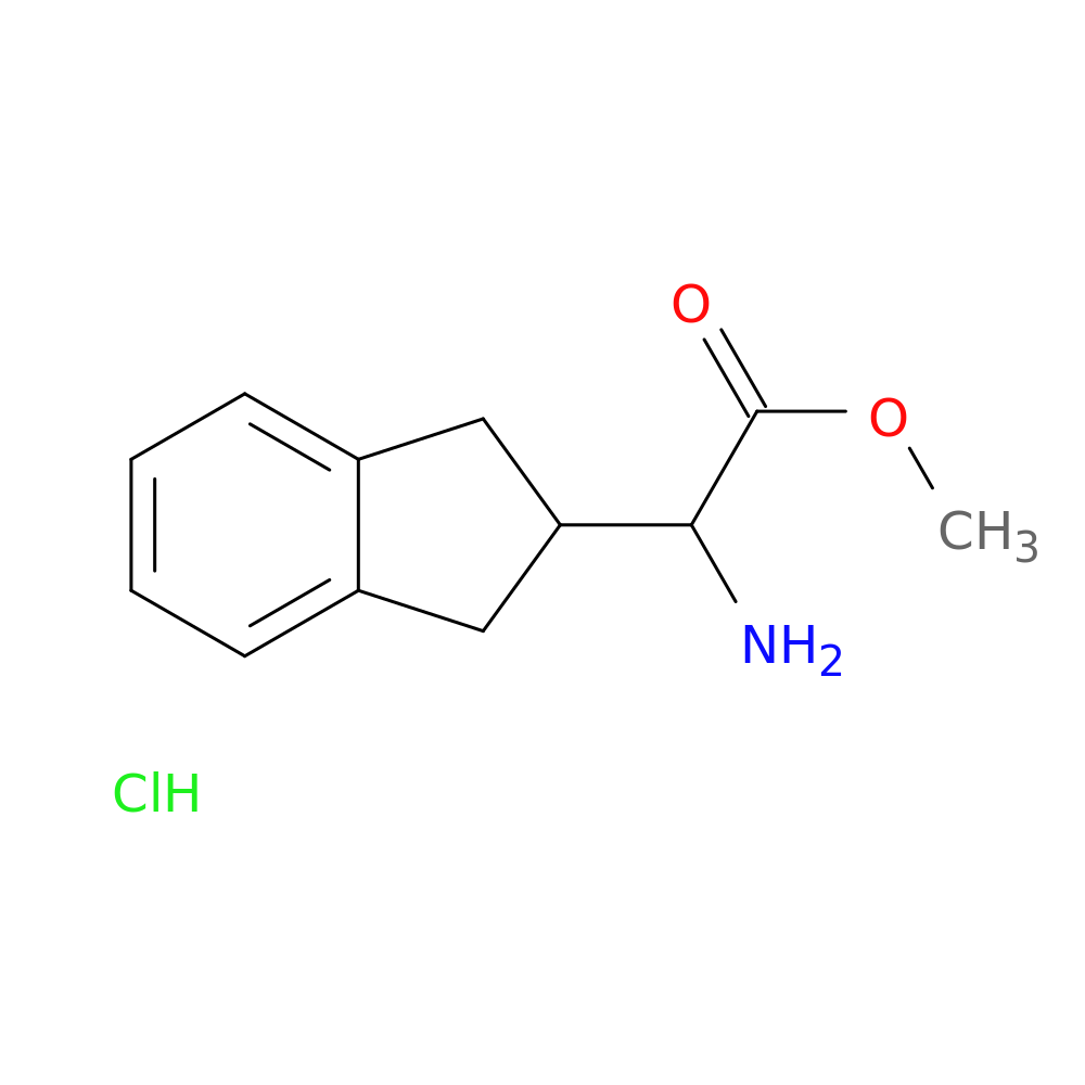 methyl 2-amino-2-(2,3-dihydro-1H-inden-2-yl)acetate hydrochloride