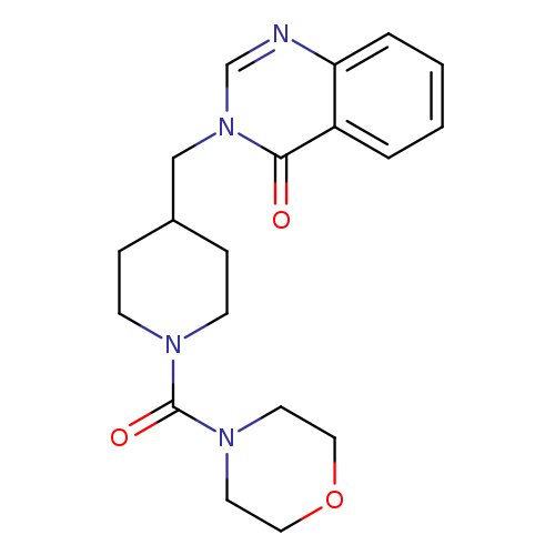 3-{[1-(morpholine-4-carbonyl)piperidin-4-yl]methyl}-3,4-dihydroquinazolin-4-one