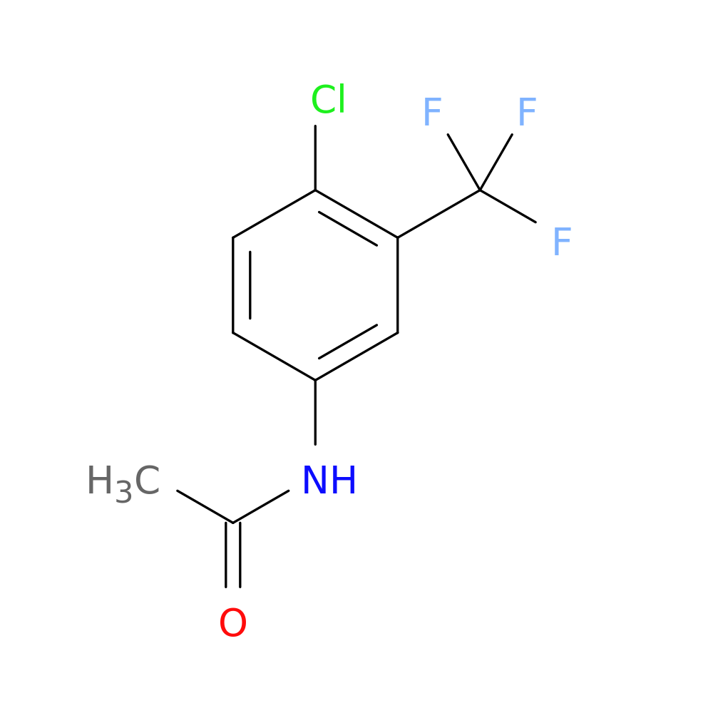 Acetamide, N-(4-chloro-3-(trifluoromethyl)phenyl)-