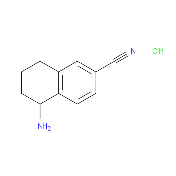 5-amino-5,6,7,8-tetrahydronaphthalene-2-carbonitrile hydrochloride