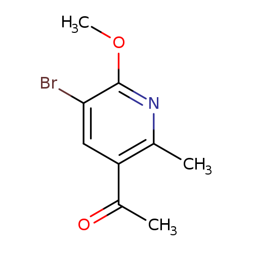 1-(5-Bromo-6-methoxy-2-methylpyridin-3-yl)ethanone