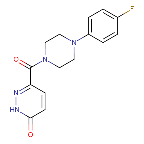 6-[4-(4-fluorophenyl)piperazine-1-carbonyl]-2,3-dihydropyridazin-3-one