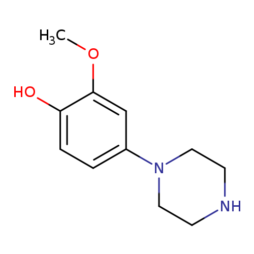 2-Methoxy-4-piperazin-1-yl-phenol