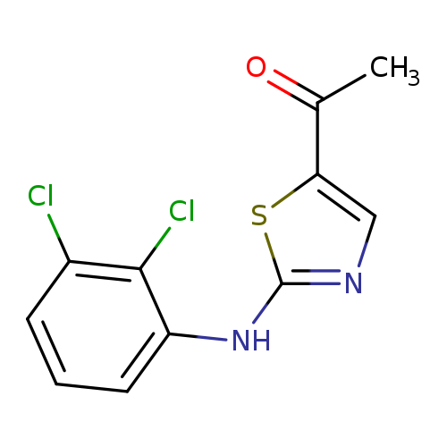 1-{2-[(2,3-dichlorophenyl)amino]-1,3-thiazol-5-yl}ethan-1-one