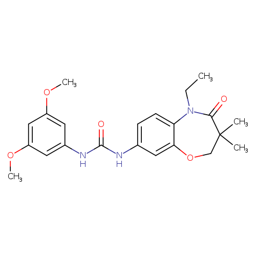 1-(3,5-dimethoxyphenyl)-3-(5-ethyl-3,3-dimethyl-4-oxo-2,3,4,5-tetrahydro-1,5-benzoxazepin-8-yl)urea