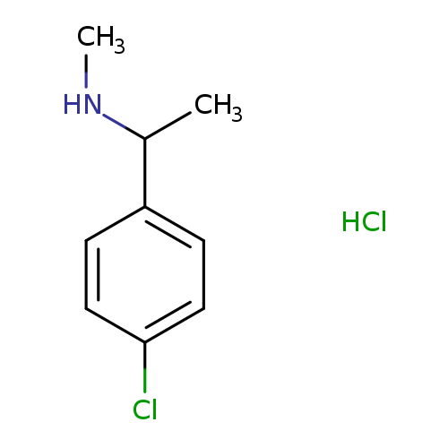 N-[1-(4-CHLOROPHENYL)ETHYL]-N-METHYLAMINE HYDROCHLORIDE