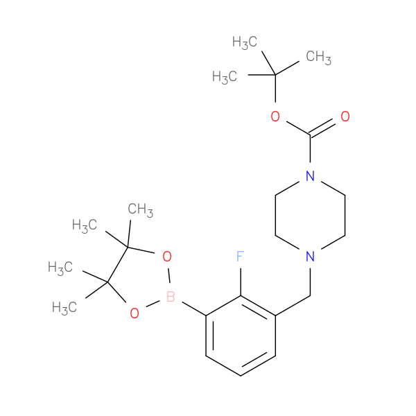 3-(4-Boc-Piperazinomethyl)-2-fluorophenylboronic acid, pinacol ester