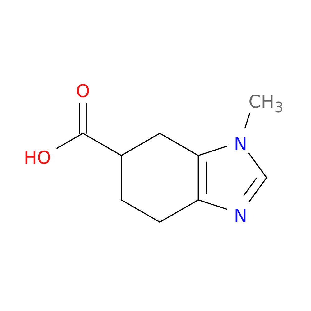 1-methyl-4,5,6,7-tetrahydro-1H-1,3-benzodiazole-6-carboxylic acid