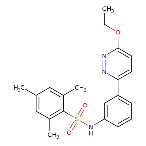 N-[3-(6-ethoxypyridazin-3-yl)phenyl]-2,4,6-trimethylbenzene-1-sulfonamide