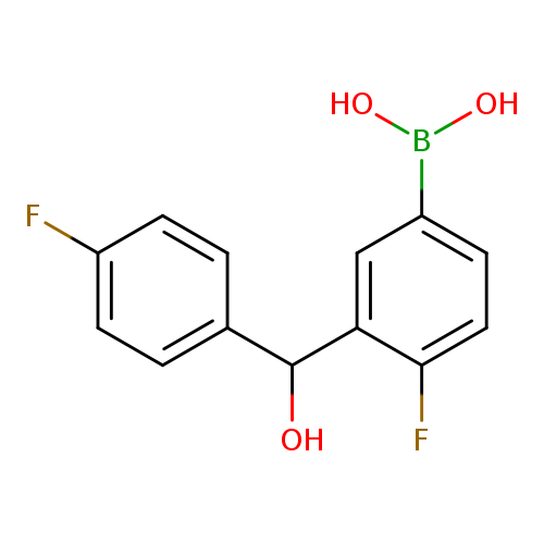 4-Fluoro-3-[(4-fluorophenyl)(hydroxy)methyl]phenylboronic acid