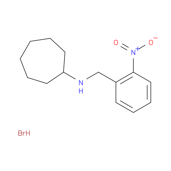 N-(2-nitrobenzyl)cycloheptanamine hydrobromide