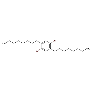 Benzene, 1,4-dibromo-2,5-dioctyl-