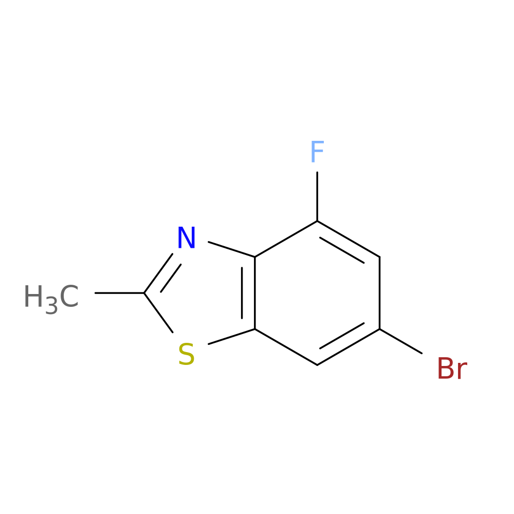 6-Bromo-4-fluoro-2-methyl-1,3-benzothiazole