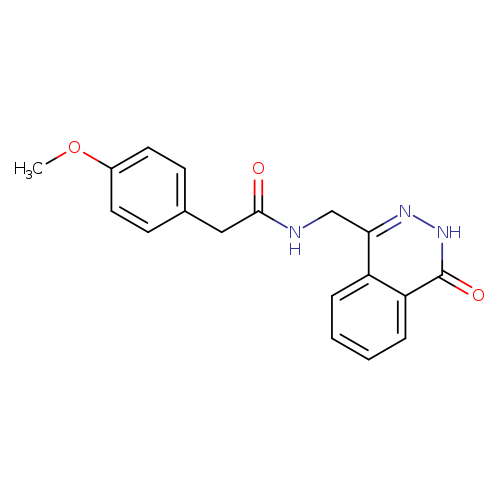2-(4-methoxyphenyl)-N-[(4-oxo-3,4-dihydrophthalazin-1-yl)methyl]acetamide