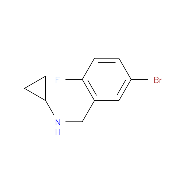 4-Bromo-1-fluoro-2-(cyclopropanaminomethyl)benzene
