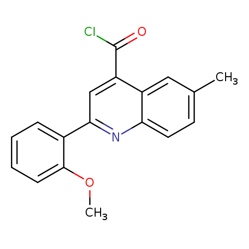 2-(2-Methoxyphenyl)-6-methylquinoline-4-carbonyl chloride