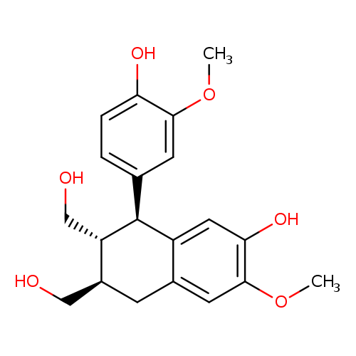 2,3-Naphthalenedimethanol,1,2,3,4-tetrahydro-7-hydroxy-1-(4-hydroxy-3-methoxyphenyl)-6-methoxy-, (1S,2R,3R)-
