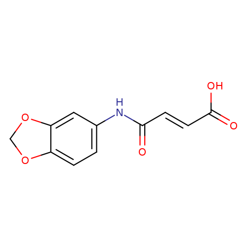 4-(1,3-benzodioxol-5-ylamino)-4-oxobut-2-enoic acid