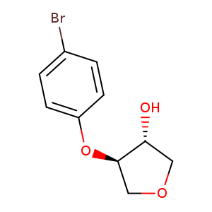 rel-(3R,4R)-4-(4-bromophenoxy)oxolan-3-ol