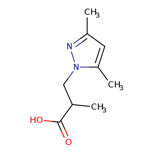 3-(3,5-Dimethyl-1h-pyrazol-1-yl)-2-methylpropanoic acid