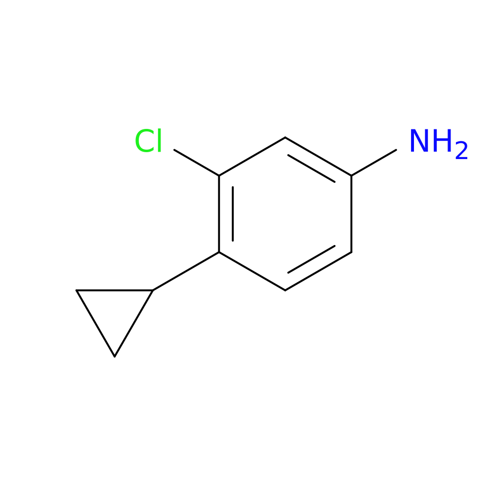 3-chloro-4-cyclopropylaniline