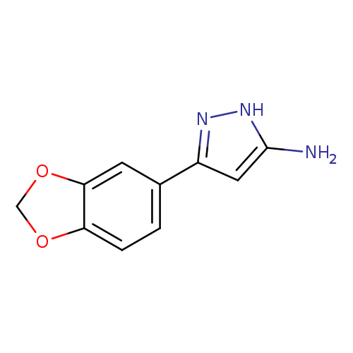 3-(2H-1,3-benzodioxol-5-yl)-1H-pyrazol-5-amine