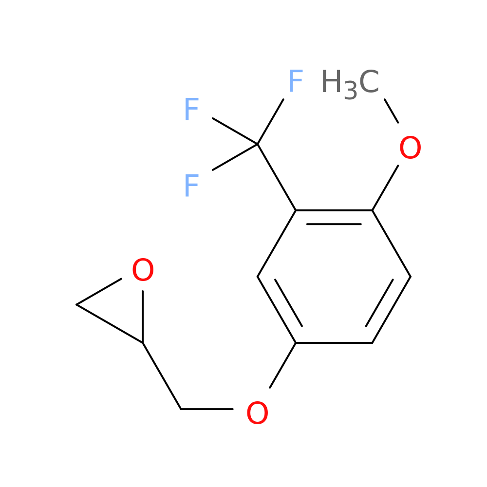 2-{[4-methoxy-3-(trifluoromethyl)phenoxy]methyl}oxirane