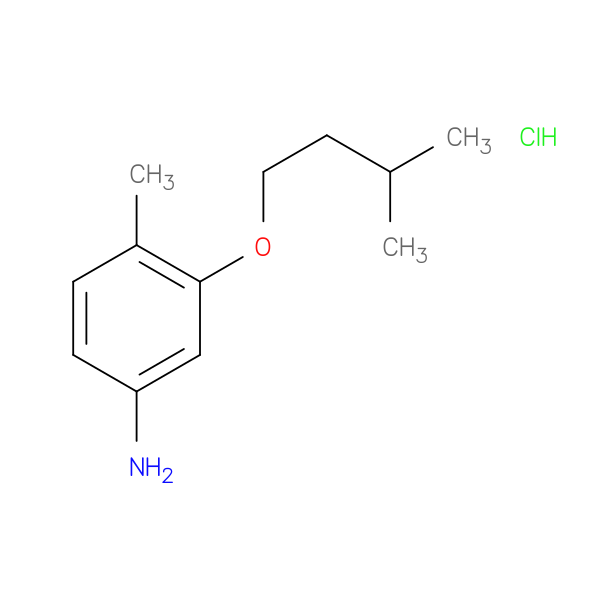 4-methyl-3-(3-methylbutoxy)aniline hydrochloride