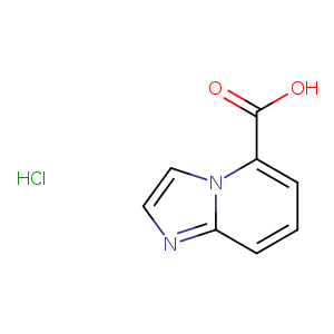 Imidazo[1,2-a]pyridine-5-carboxylic acid, hydrochloride (1:1)