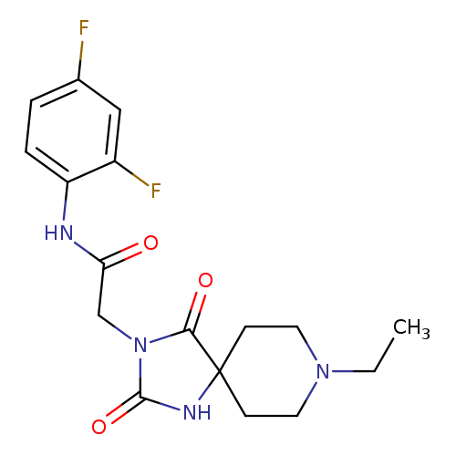 N-(2,4-difluorophenyl)-2-{8-ethyl-2,4-dioxo-1,3,8-triazaspiro[4.5]decan-3-yl}acetamide