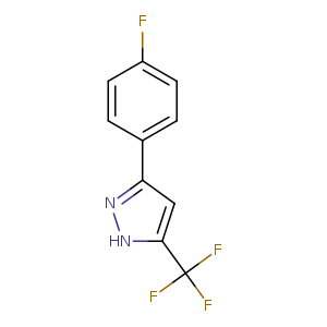 1H-Pyrazole, 3-(4-fluorophenyl)-5-(trifluoromethyl)-