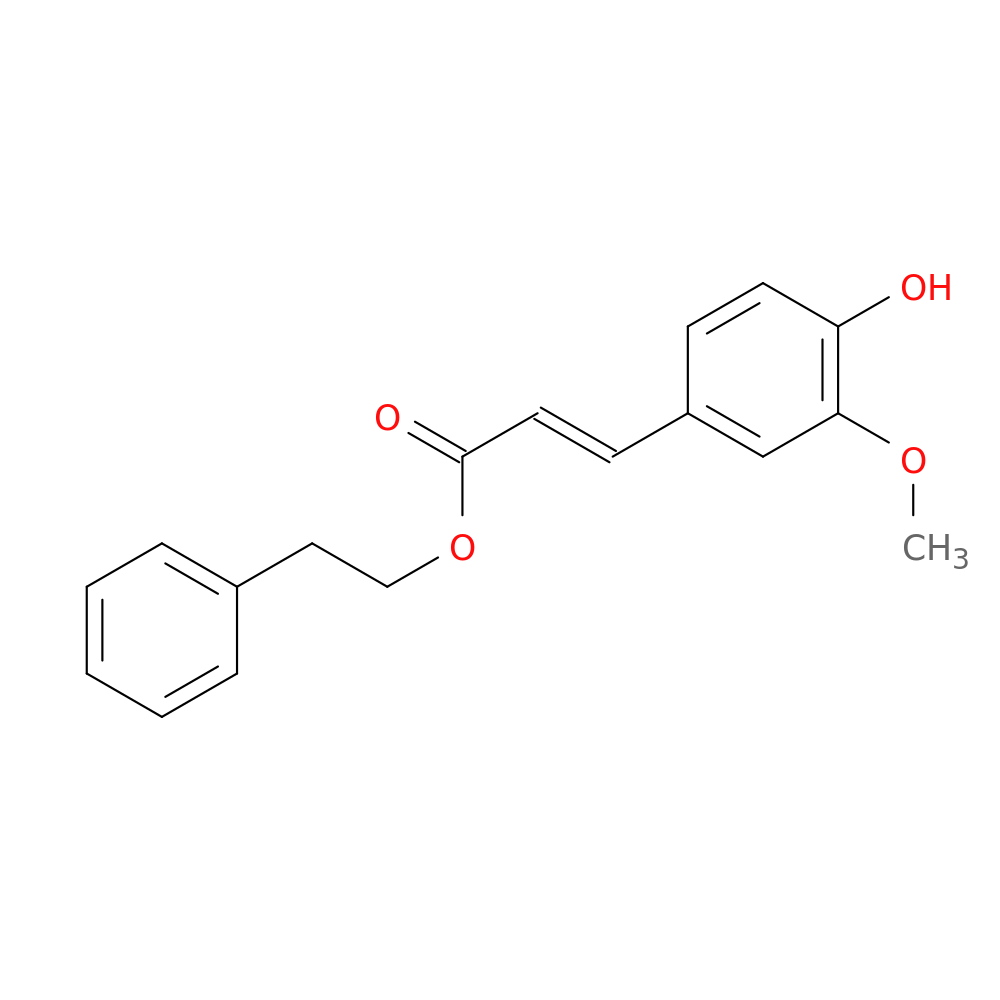 Caffeic acid, 3-methyl phenethyl ester