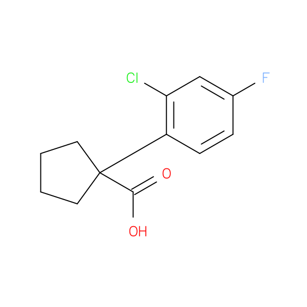 1-(2-Chloro-4-fluorophenyl)cyclopentanecarboxylic acid