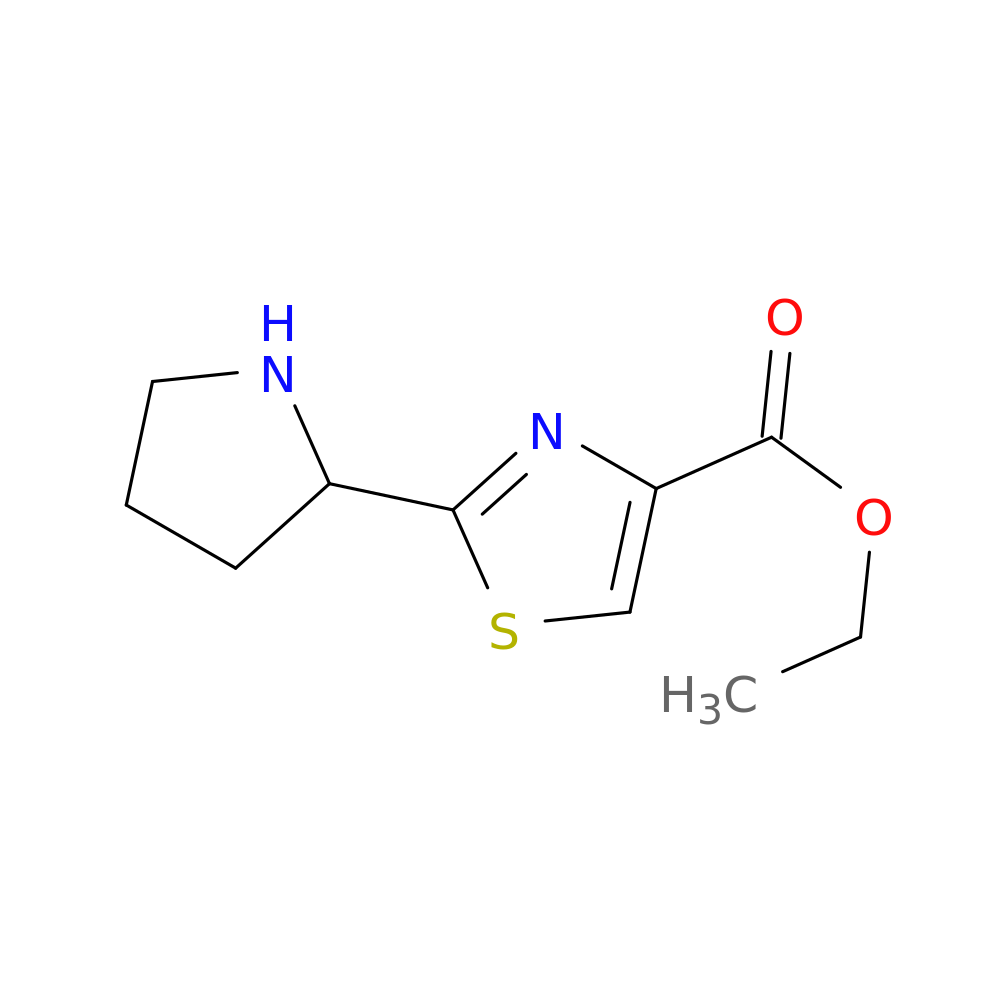 ethyl 2-(pyrrolidin-2-yl)-1,3-thiazole-4-carboxylate