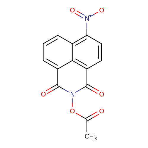 8-nitro-2,4-dioxo-3-azatricyclo[7.3.1.0^{5,13}]trideca-1(12),5,7,9(13),10-pentaen-3-yl acetate